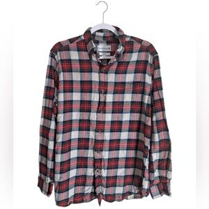 Saddlebred | Women’s Flannel | Size Medium | 100% Cotton | Red/Green/Blue Plaid